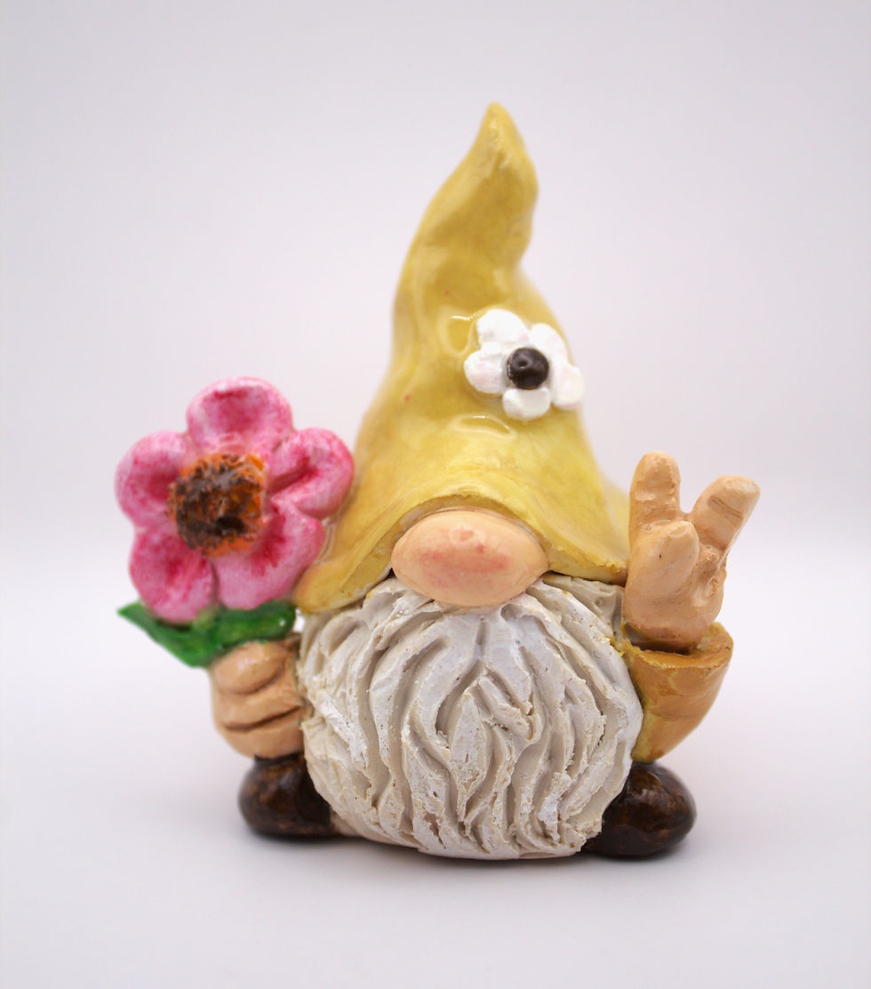 my little Gnomie clay creation