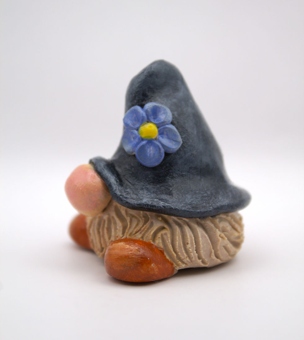 my little Gnomie clay creation