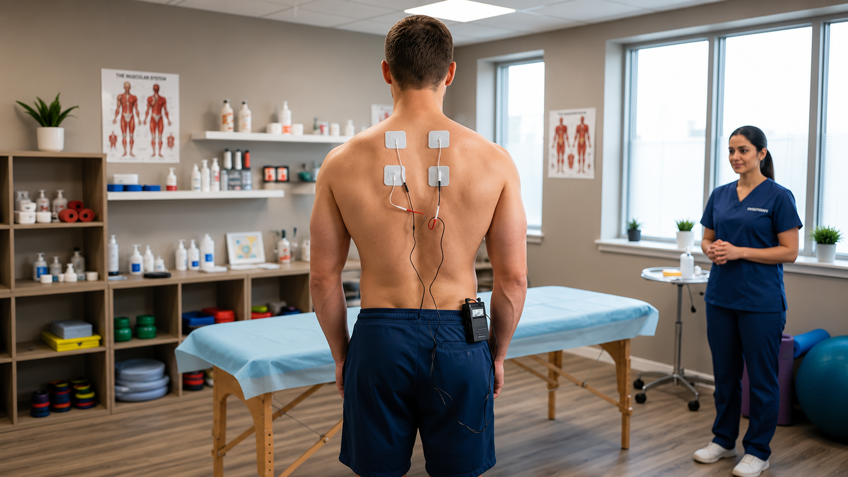 TENS therapy at our Mohali physiotherapy centre
