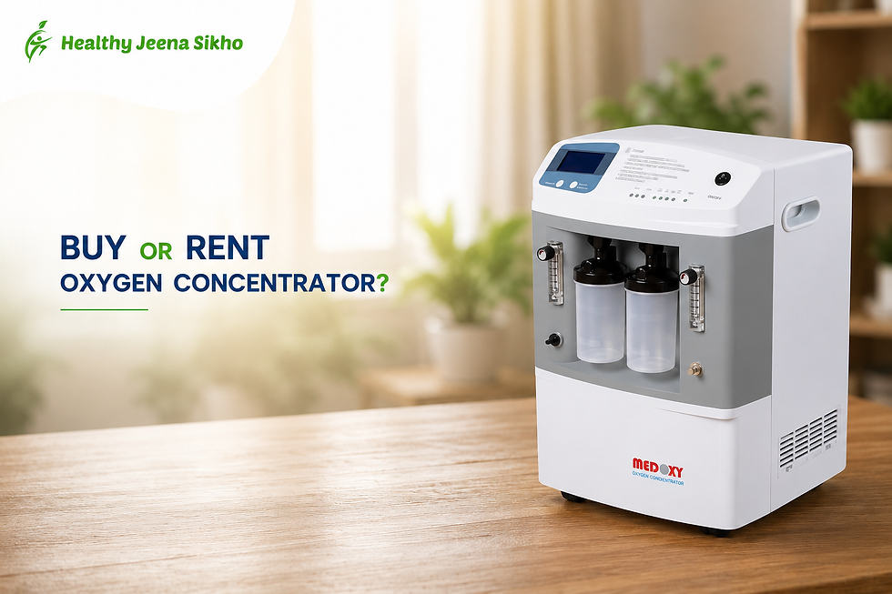 Is It Better to Buy or Rent an Oxygen Concentrator in India? 
