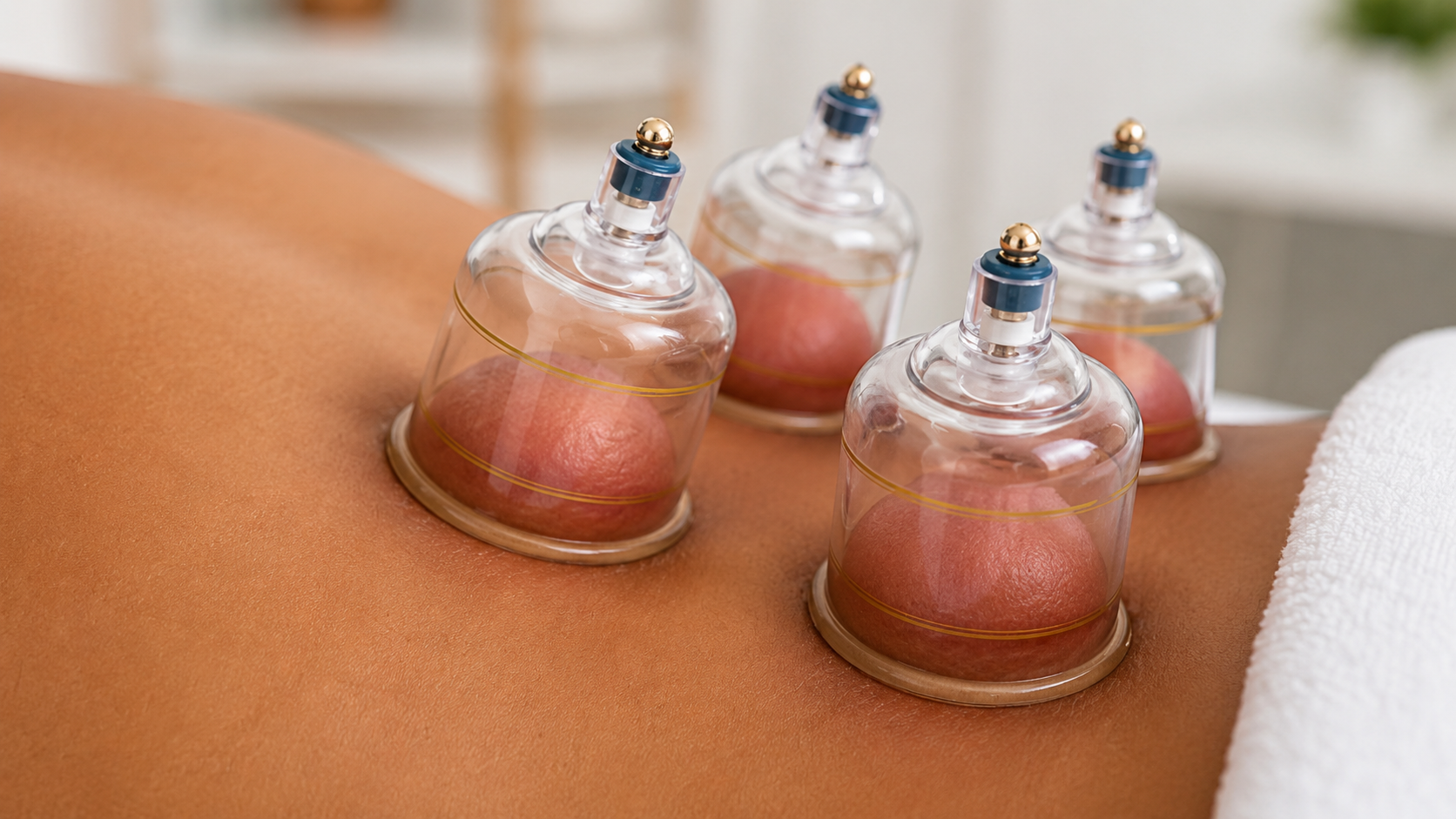 Cupping therapy at our Mohali physiotherapy centre