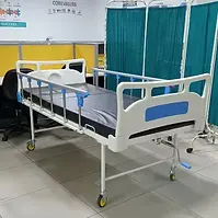 Deluxe Hospital Bed with safety rails on rent and sale from Healthy Jeena Sikho