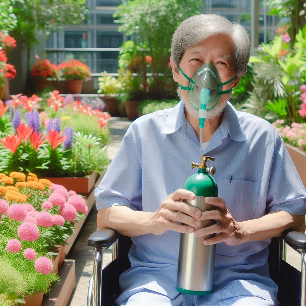 aluminium oxygen cylinder is ideal for individuals who require frequent transportation, such as travellers and mountaineers.