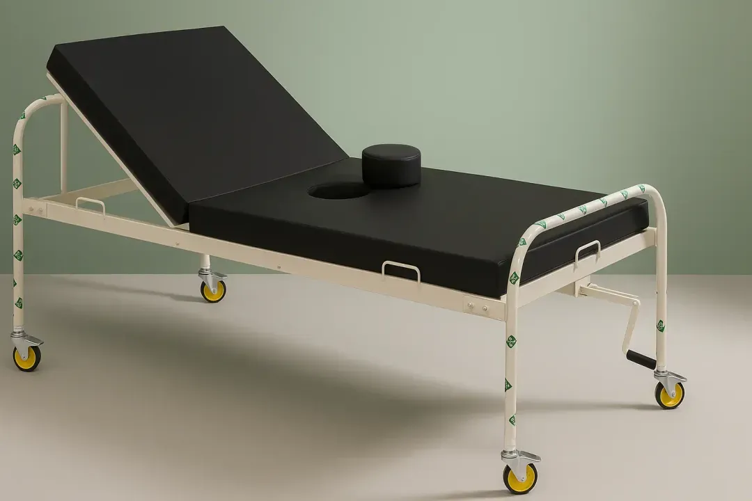 Commode patient bed for home care
