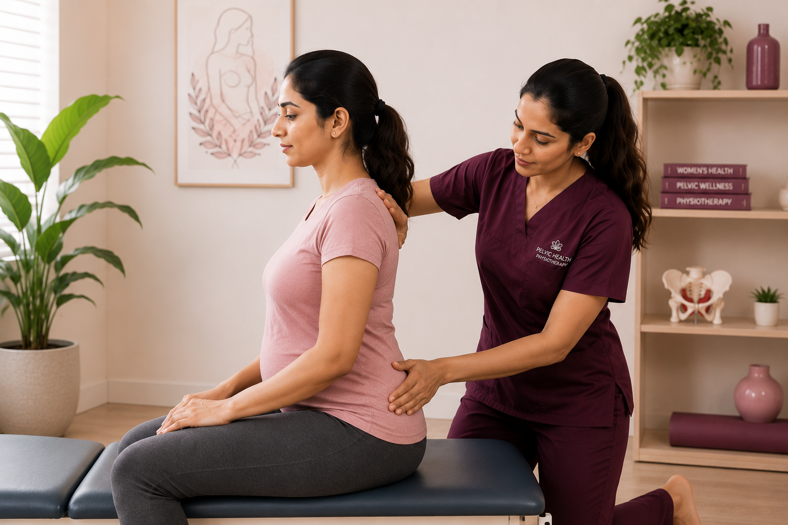 Pelvic pain physiotherapy for women