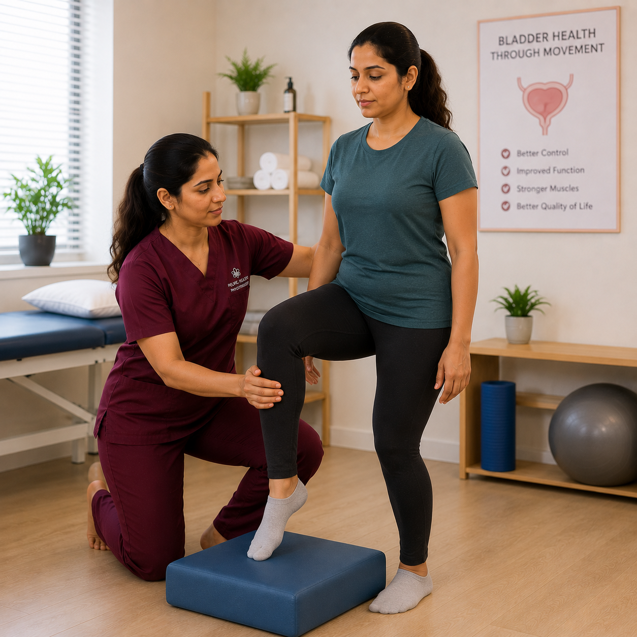 Physiotherapy centre interior