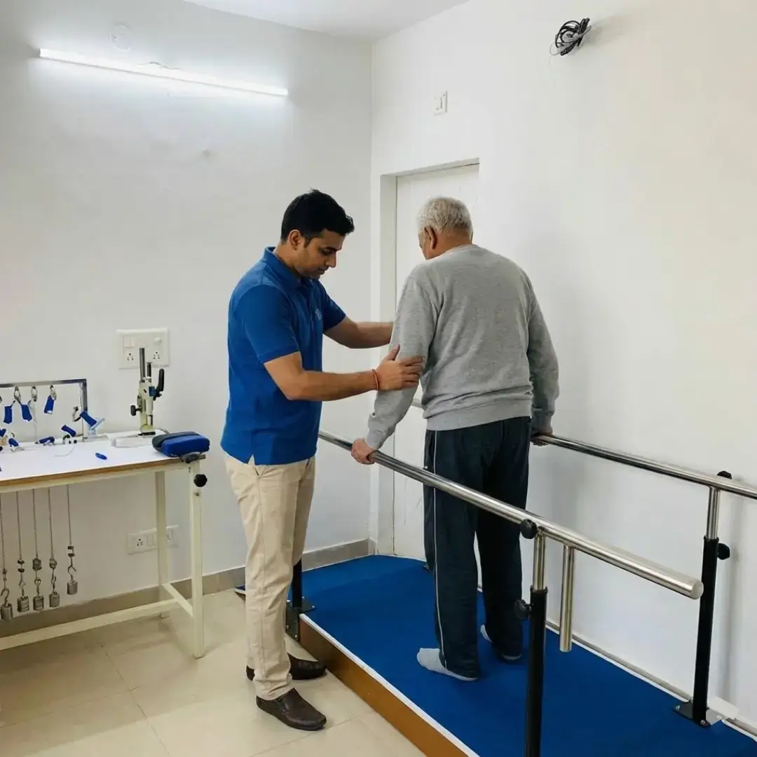 Parkinson's disease physiotherapy at the Mohali centre
