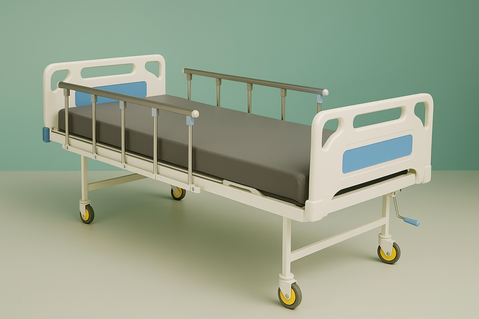 Deluxe semi fowler hospital bed on rent
