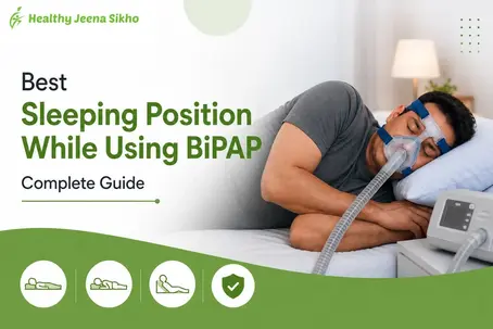 Best sleeping position while using Bipap.
