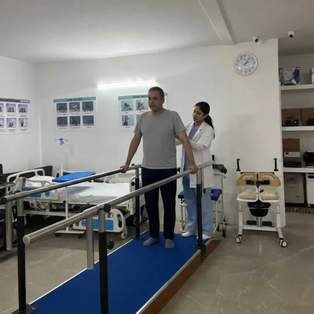 Stroke recovery physiotherapy at the Mohali centre