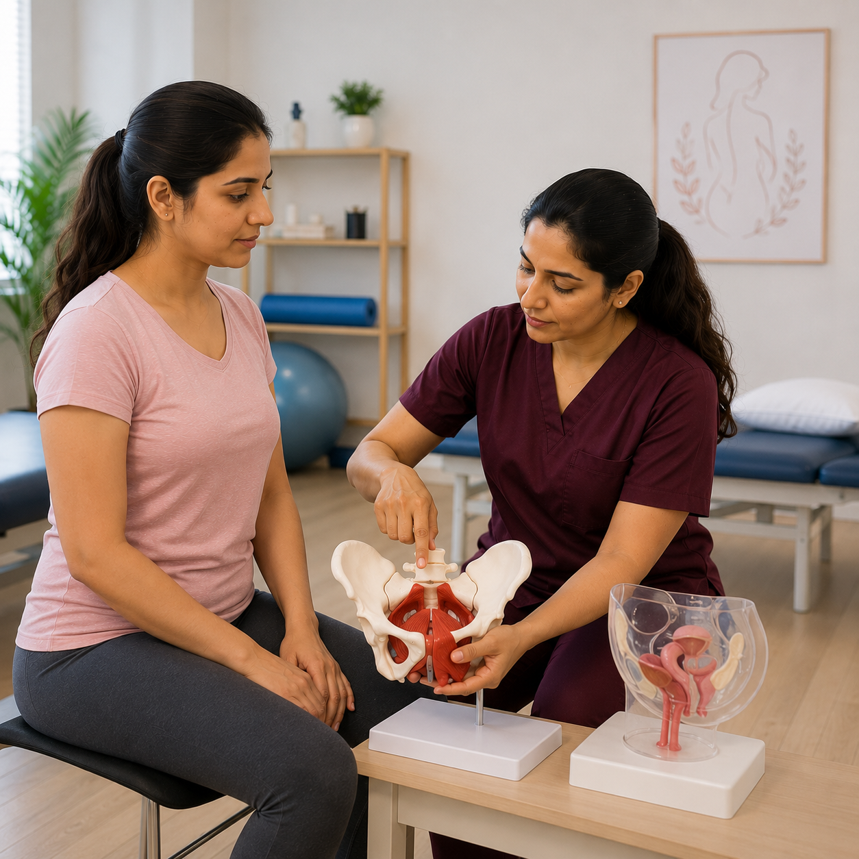 Physiotherapy treatment area