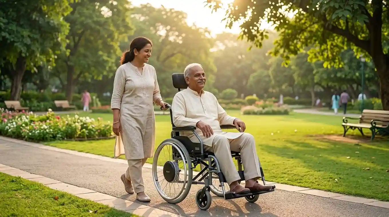 Wheelchair on rent in Delhi NCR