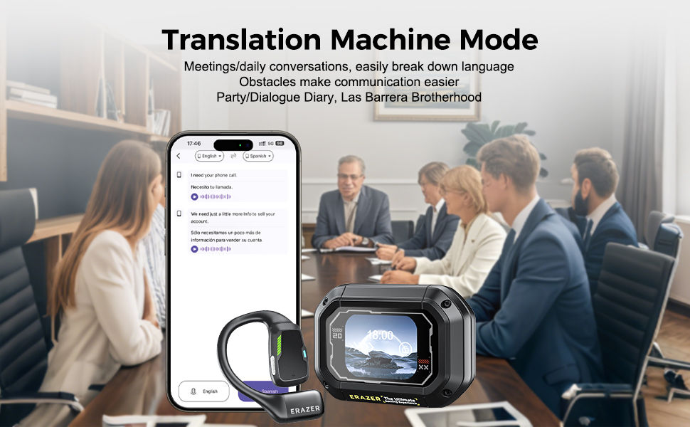 Thumbnail: Erazer AI Translator Earbuds
