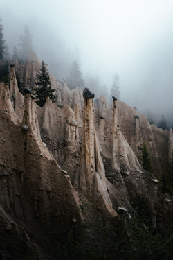 Erdpyramiden in Südtirol.