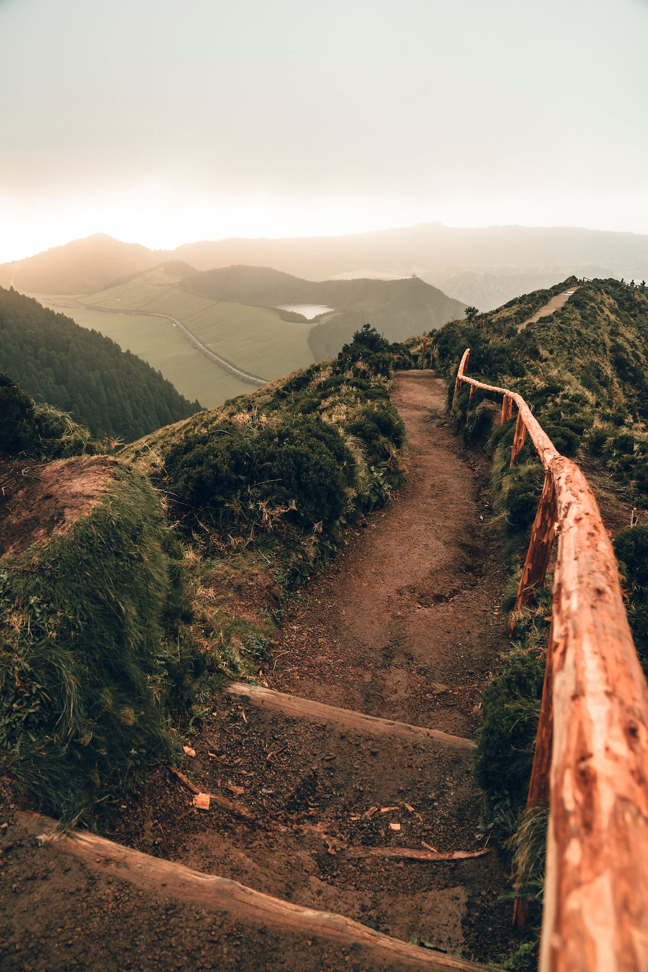 The Grota do Inferno viewpoint on Sao Miguel.