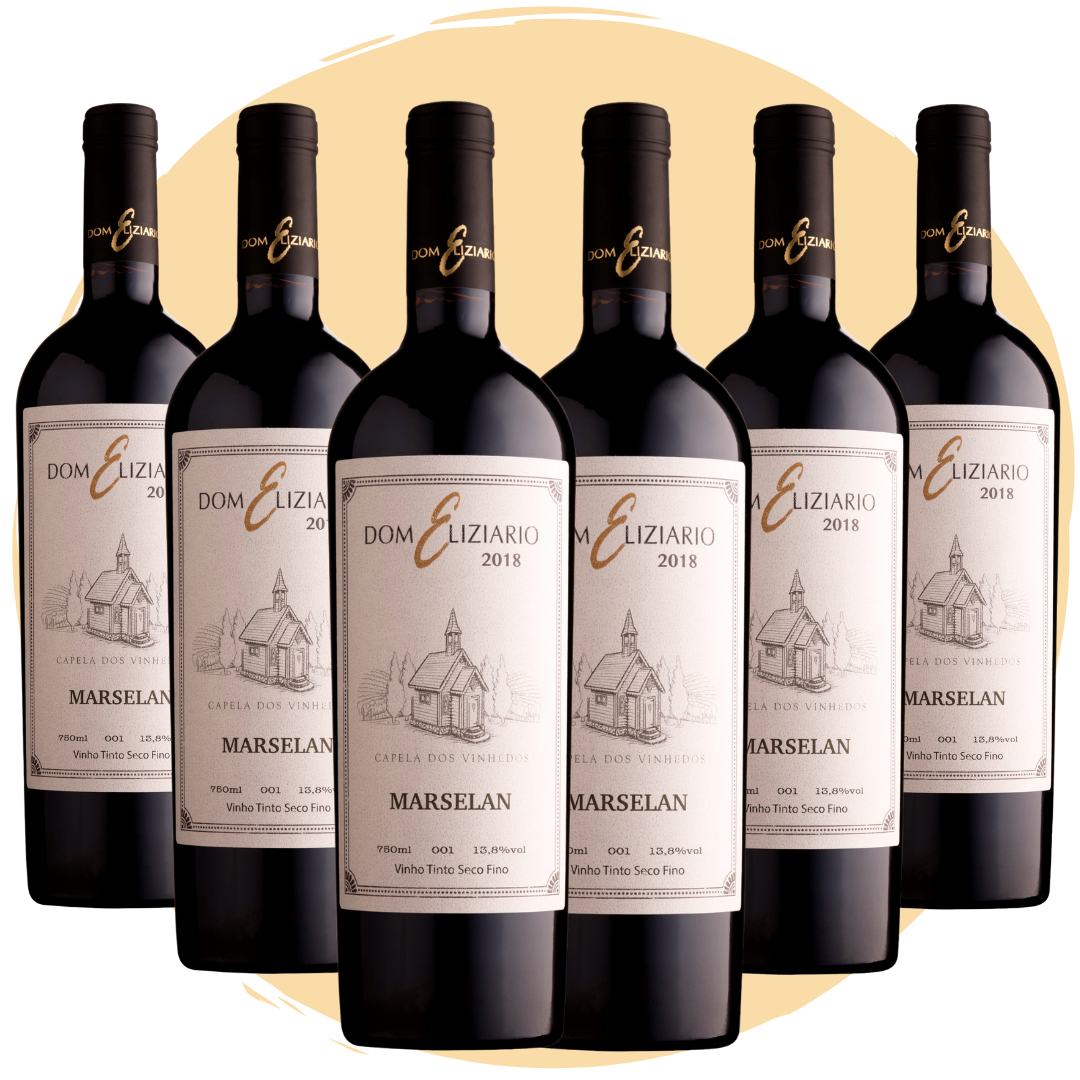 Kit 6 Marselan 2018 Capela dos Vinhedos