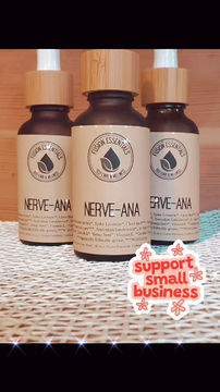 Thumbnail: Experience the soothing comfort of Nerve-ana, a blend of organic essential oils expertly formulated for topical use. Explore