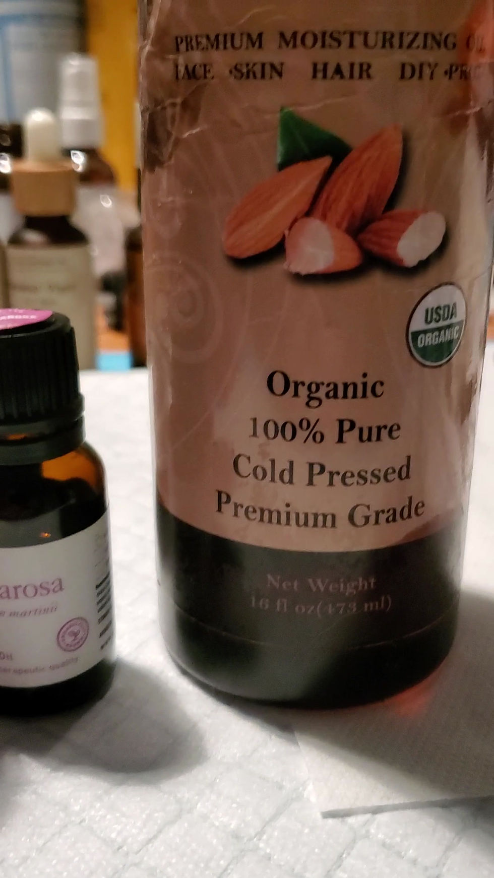 Thumbnail: Organic No Worries+ is an aromatic blend of certified organic, wild-crafted essential oils containing the following ingredien