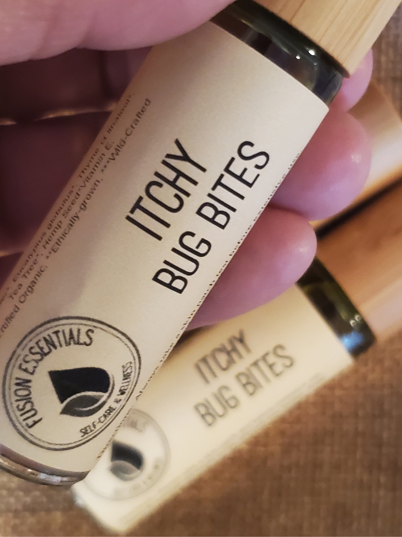 Thumbnail: Introducing our Itchy Bug Bites+ blend, specially formulated to soothe and calm pesky insect bites. Made with a blend of pure