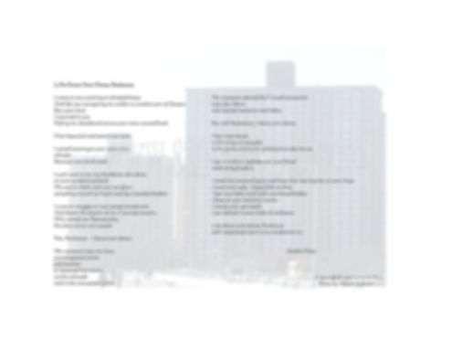 I Do Dance Your Dance, Rockaway poem Broadside
