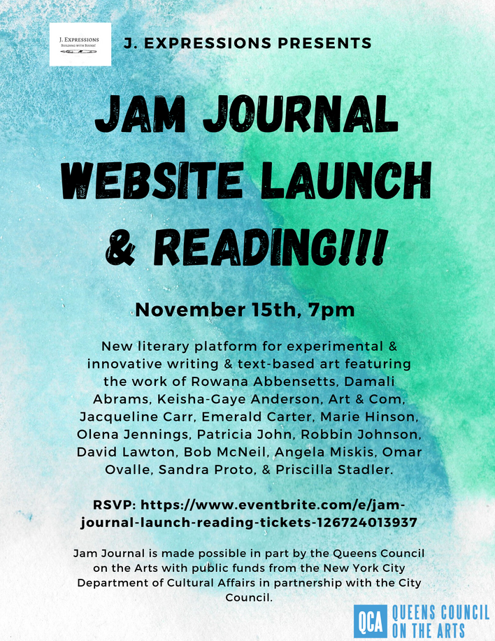 Jam Journal Launch & Reading