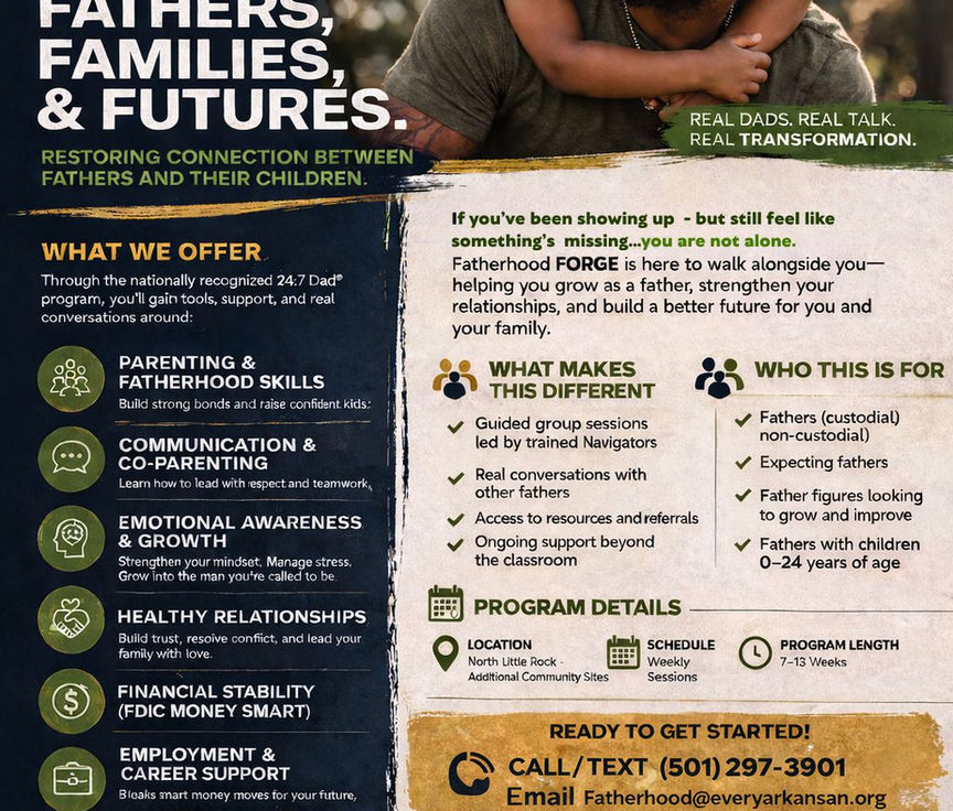 EveryArkansan DAD Fatherhood Forge Initiative.