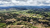 Vista panorámica de valle de acrópolis