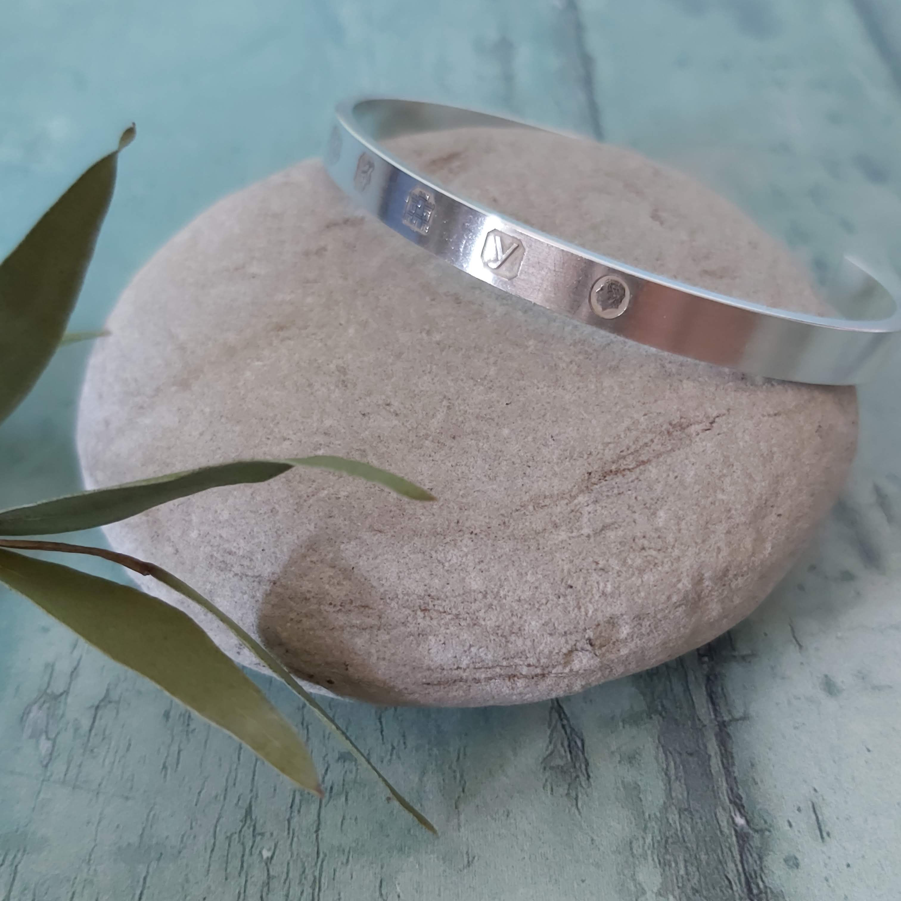 King Charles III Coronation commemorative bangle (L)