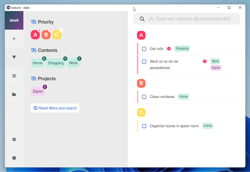 Sample To- Do application
