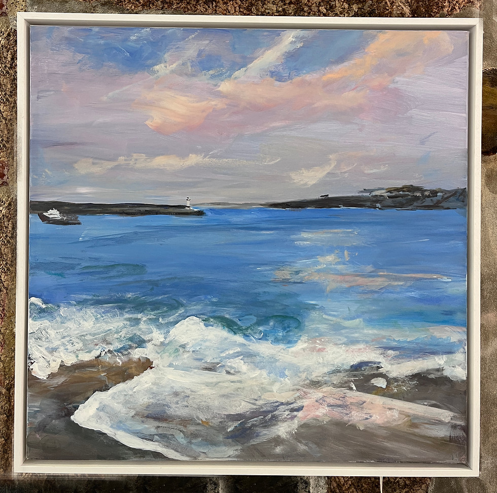 Thumbnail: St Ives Harbour  76x76cm