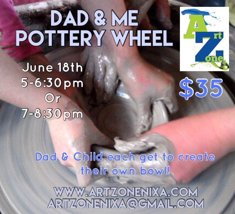 Daddy & Me Pottery Wheel