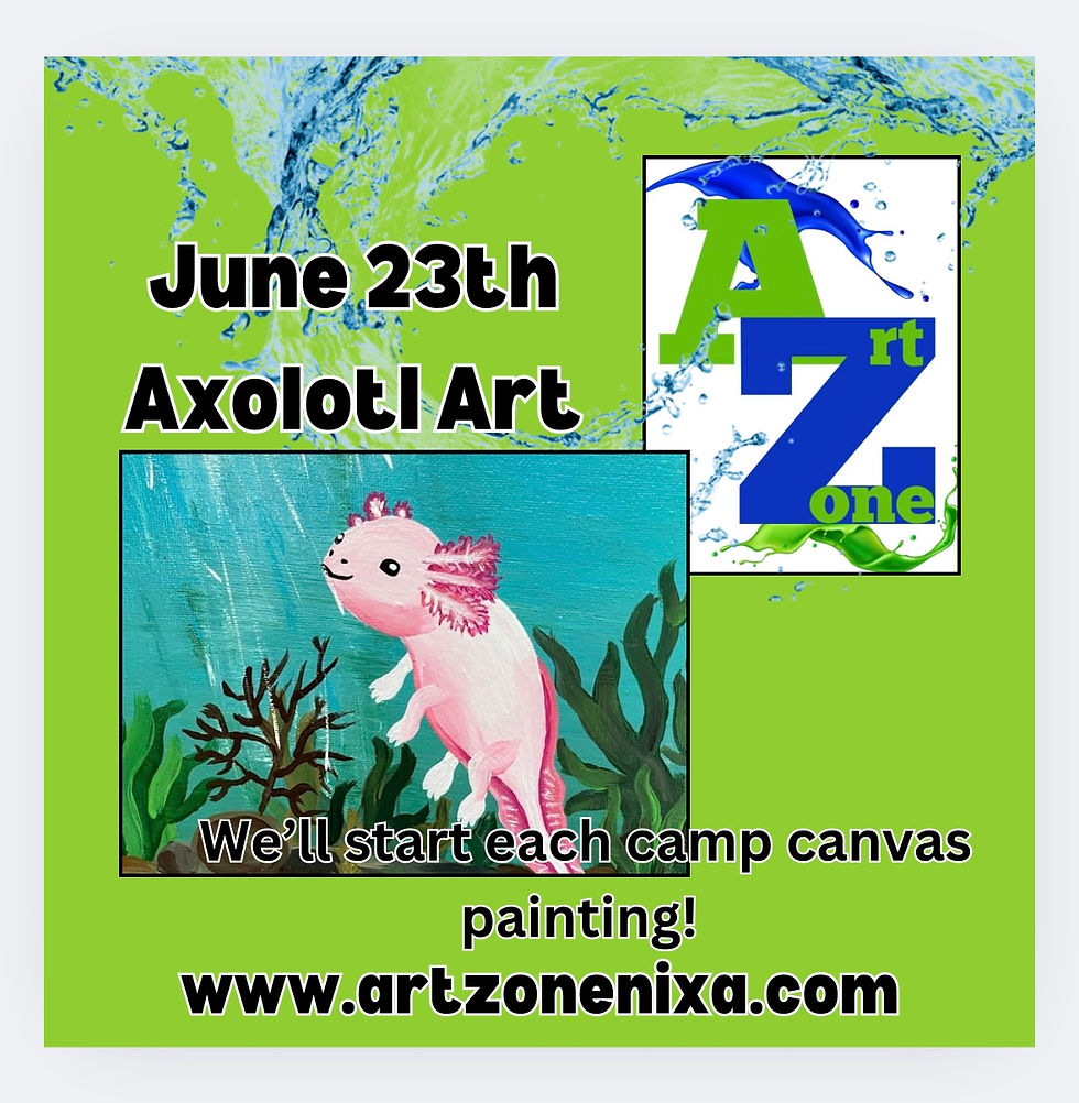 Art Camp: Axolotl