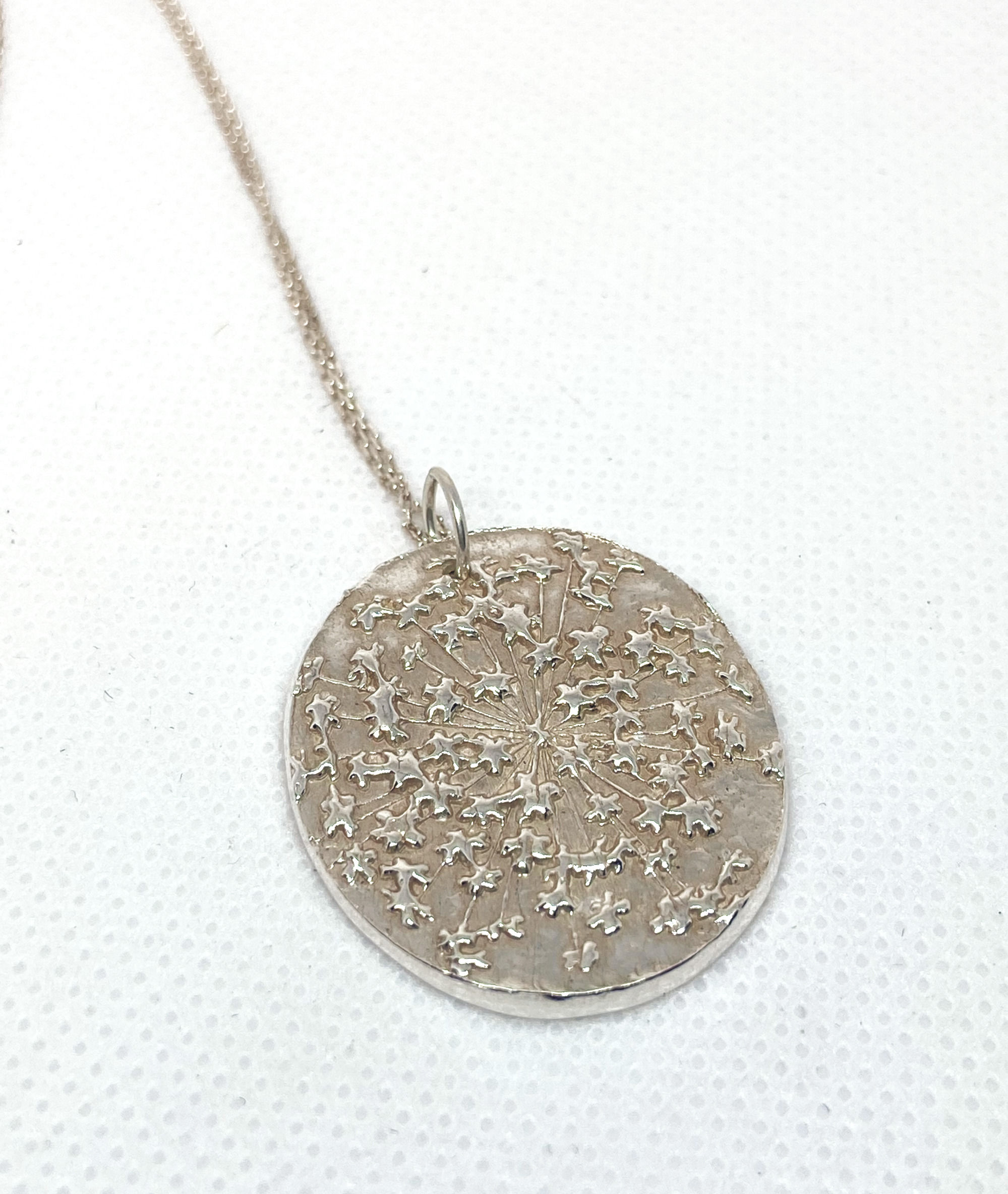 Sterling Silver Dandelion Necklace
