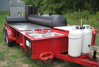custom texas smoker bbq trailer