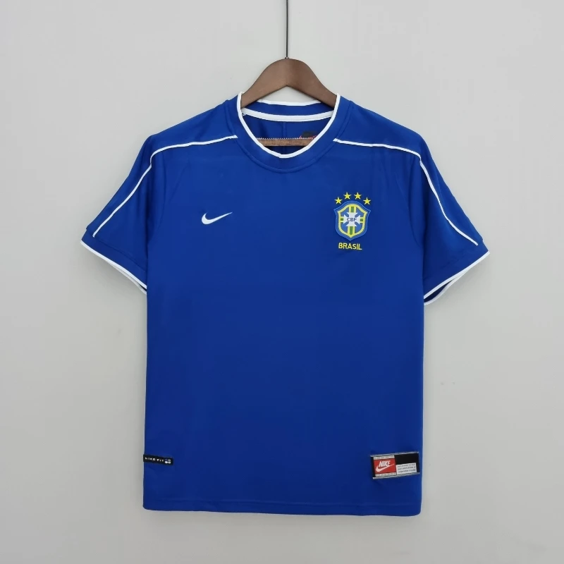 Maillot Brésil 1998 Coupe Du Monde Extérieur (away) - Taille XL - Neuf Avec étiquettes - Collector
