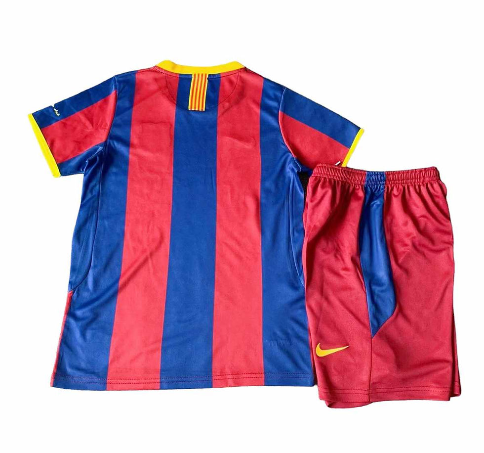 Thumbnail: Retro Barcelona Home Kids Kit 2010/2011