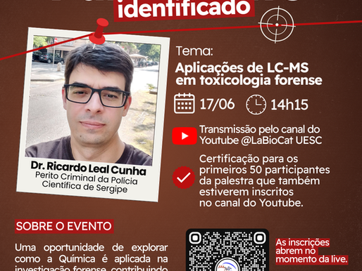 Palestra: Aplicações de LC-MS em toxicologia forense