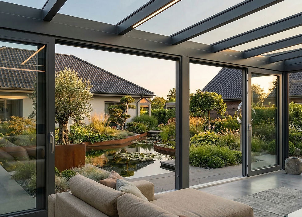 Terrassendach an der Grundstücksgrenze: Was ist in Niedersachsen erlaubt?