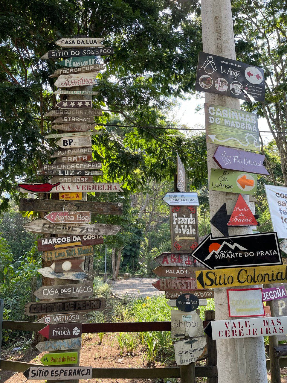 placas de sinalização