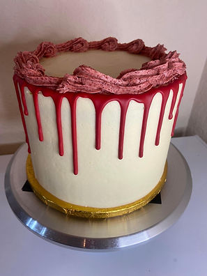Razzy Raseberry Drip Vanilla cake.JPG