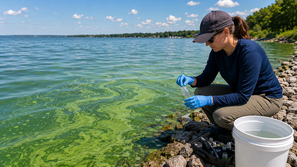 Featured Research: Can Harmful Algae Affect the Air We Breathe?