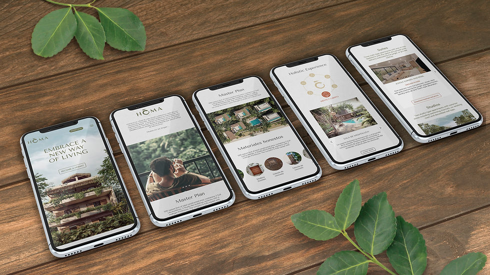HOMA DISEÑO WEB MÓVIL