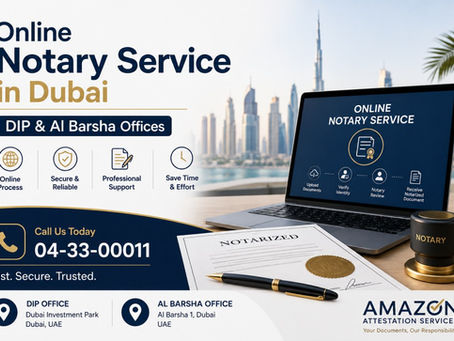Online Notary Service in Dubai – DIP & Al Barsha 04-33-00011