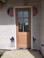 Construction - Wood Glass Door - DFW Custom Homes