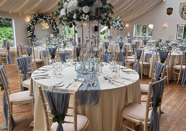 Bliss Events by Katie: Multi Award-Winning Venue Dressing & Styling for Weddings & Events across the North West

Full Venue Styling - Ceremony & Reception: Wrenbury Hall