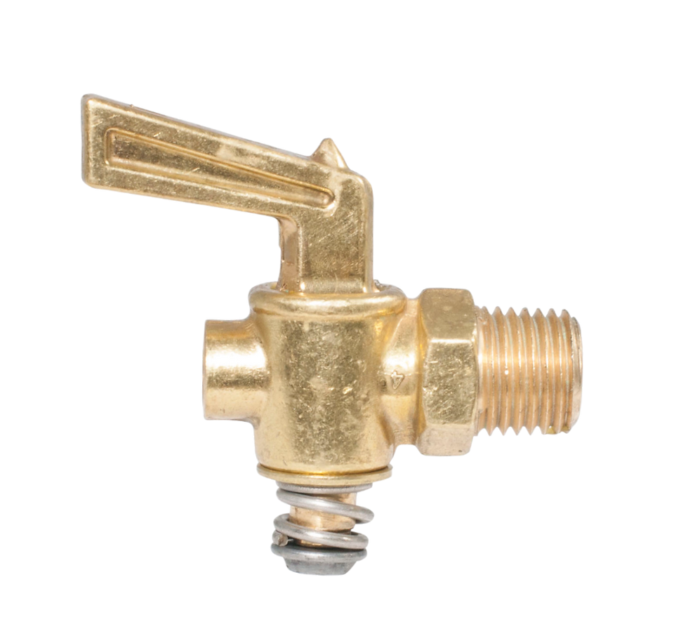 Kantleak™ Shut Off Valves featuring instantaneous on-off operation and 360° rotation. The lapped brass body and plug are individually mated for high quality and low friction performance. Temperature rating ranges from -40° to 250°F. The 30 Series is rated at 30 P.S.I, while the H30 Series is rated at 150 P.S.I. Common applications include low air pressure service and fuel/water drain applications.