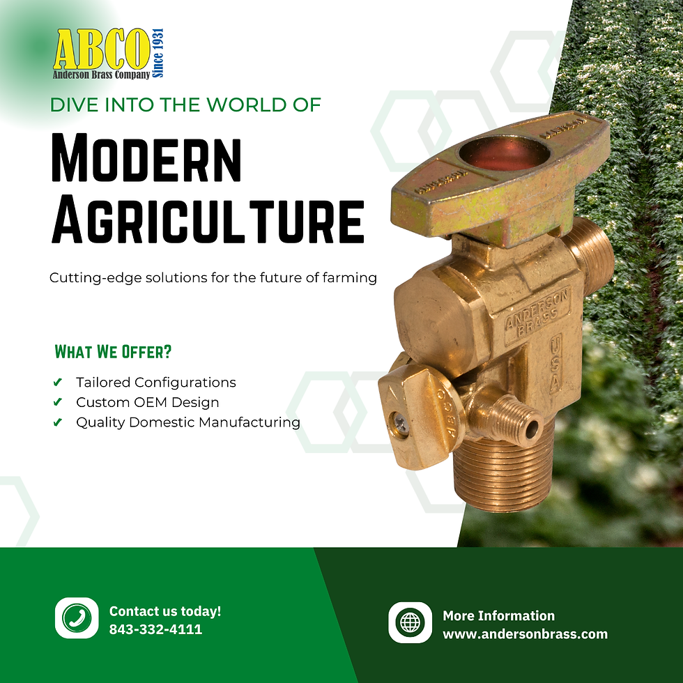 Anderson Brass Agriculture Valves