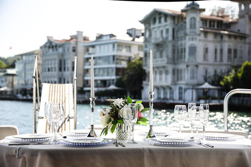 Business Meal Yacht Rental