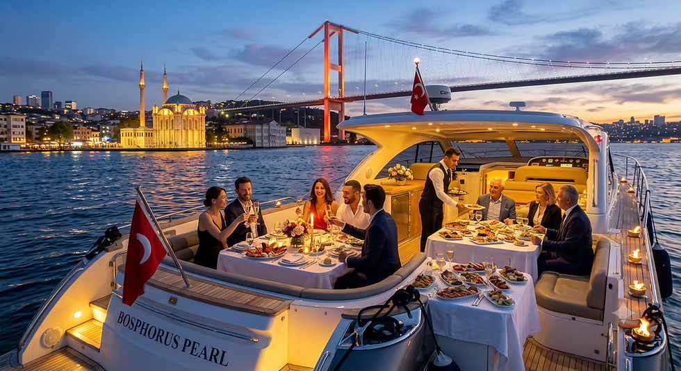 Yemekli Yat Kiralama İstanbul