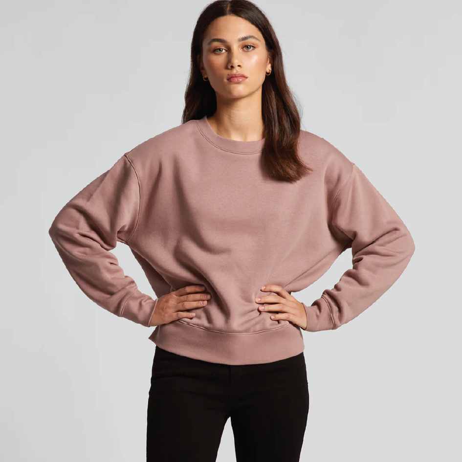 Thumbnail: Ladies Relaxed Crew Jumper - Orchid